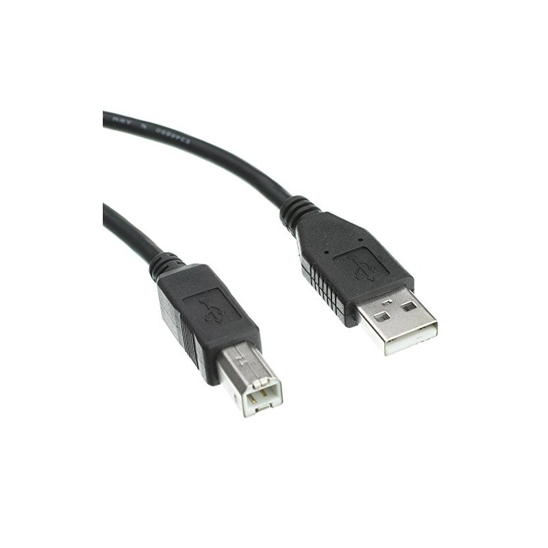 CableWholesale 1-Foot USB Type A Male/Type B Male Cable, 2.0