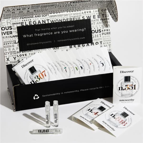 Noteworthy Fragrance Sampler Set | Luxury Perfume Samples | Includes