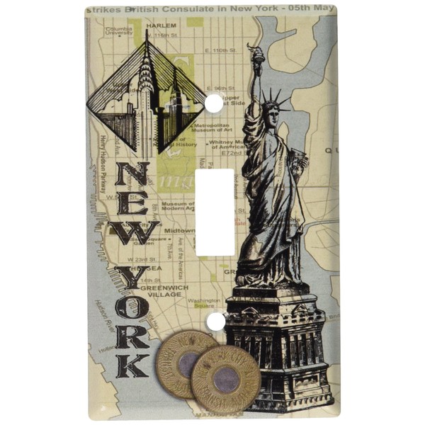 Art Plates - New York Switch Plate - Single Toggle