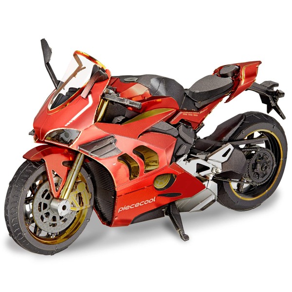 Piececool 3D Metal Puzzles, Motorcycle Model Car Kits to Build for Adults, DIY Assembly Motorbike Model Building Kits for Family Time, Best Birthday Gifts