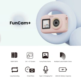 1080P Digital Camera Kids Camera 12MP HD Children Digital Video Camera Kids Selfie Camera for Boys And Girls 2.4 Inch LCD Screen Dual Lenses