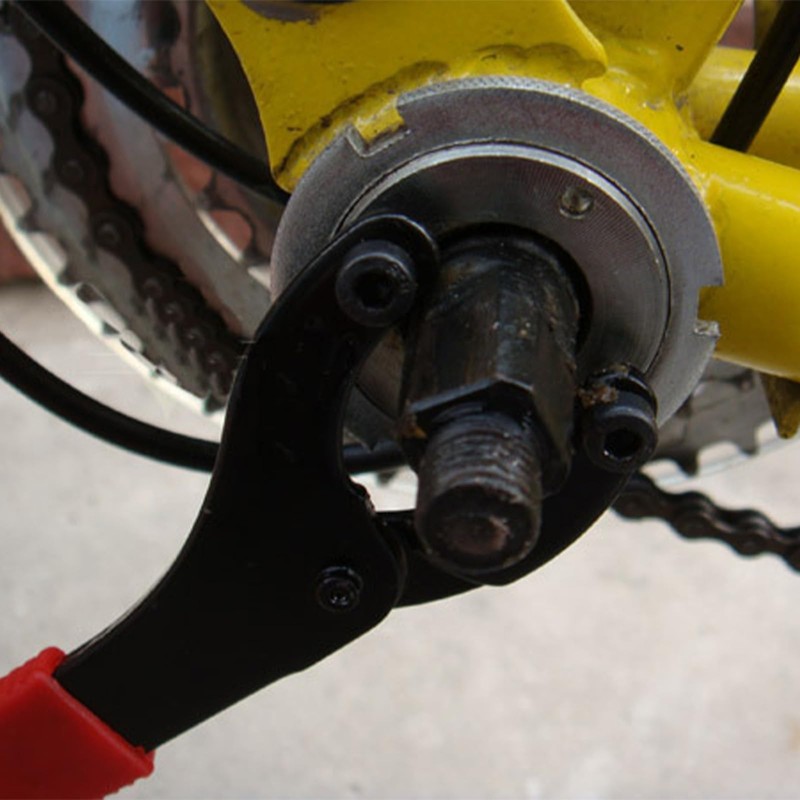 Bike Bottom Bracket Wrench, Adjustable Pin Spanner Wrench Repair Tool
