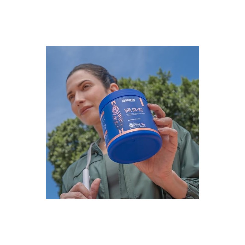 Birdman Vitamina Suplemento Alimenticio Origen Vegetal Fórmula Limpia Aditivos Cápsula