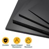 sourcing map 2 Pack ABS Plastic Sheet, 0.02" Thick 4"x6"