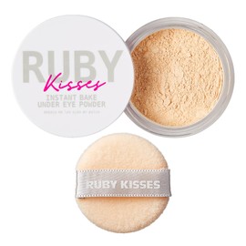 Ruby Kisses Ruby Kisses Instant Bake Undereye Powder - Vegan, Cruelty Free Powder for Brightening Eyes and Smudge-Free Makeup
