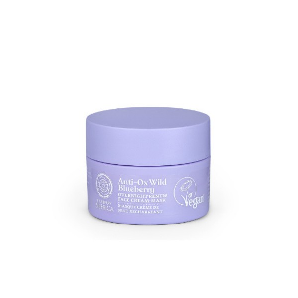 Natura Siberica Anti-OX Wild Blueberry Overnight Renewing Face Cream-Mask 50