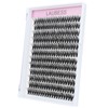LAUBESS Pestañas Postizas Individuales, Extensiones De Pestañas Postizas, Pestañas Postizas