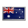 Australia Flag Chrome Metal Car Emblem