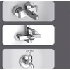 Set of 2 Rosette Shower Fittings, 3 Sizes in 1,