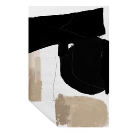 Boho Kitchen Towels, Abstract Black and White Hand Towels for Bathroom, Minimalist Mid Century Modern Dish Towels Tea Towels for Kitchen, Boho Kitchen Decor, Minimalist Bathroom Decor, 16x24 Inch