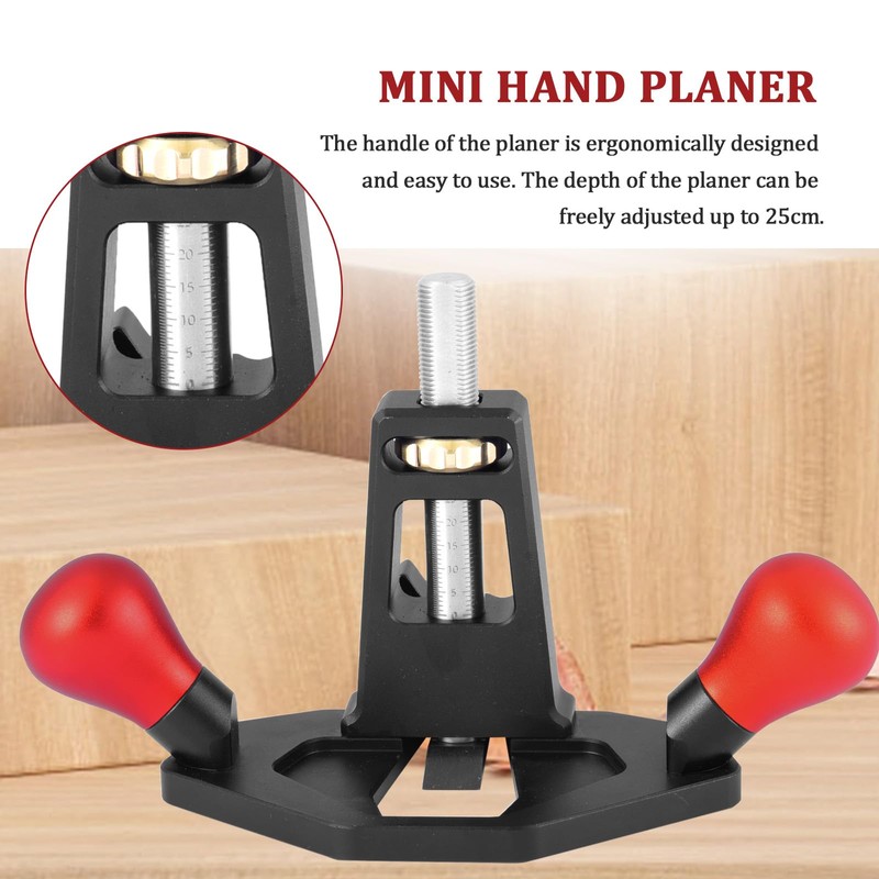 PEESHON Hand Milling Planer, Basic Planer, Single-Handed Plane with Adjustable