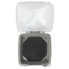 Intermatic Wp5220C Electrical Box, 2.25" Double Gang Plastic While-in-Use Weatherproof
