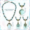 Collar De Turquesa, 4 Piezas, Collares Bohemios Para Mujer