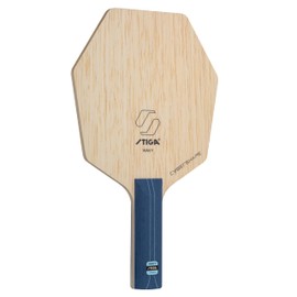 STIGA Unisex Wavy Ultra Fiber Cybershape Table Tennis Blade, Blue, Classic Grip EU