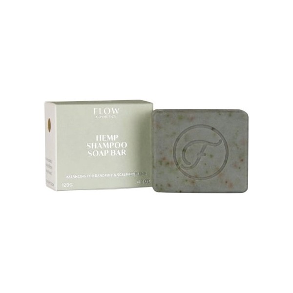 FLOW Hemp Shampoo Soap Bar, 120 g