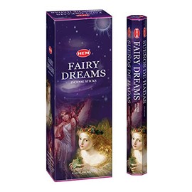 1 X Fairy Dreams - Box of Six 20 Stick Tubes 120 Sticks Total - HEM Incense