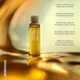 PostQuam Tratamiento Ampolletas Reafirmante Corporal 12 x 10 ml – Bio Shock – Firmeza y Elasticidad para Abdomen, Muslos y Glúteos