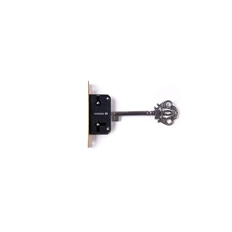 Holzando.de Mortice Lock with Key (E-b, 35 mm)