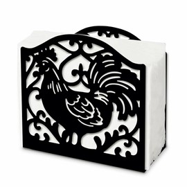 SUPERDANT Napkin Stand with Rooster Motif Napkin Holder Vintage Napkin Holder Napkin Holder Animal Tablecloth Dispenser Napkin Holder for Tables Kitchen Hotel Restaurants Pini Decor
