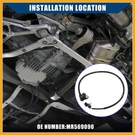 Partuto ABS Wheel Speed Sensor for Mitsubishi Shogun Pinin/Rear/Durable/1Pcs Replacement