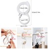 ZAAWUUT 8 Pieces Adjustable S Shaped Clip Hooks, Crossbar Hooks,