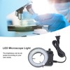 Microscope Ring Light LED Light Source Adjustable Microscope Accessory 100‑240V