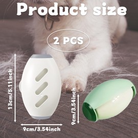 2 Piece Reusable Lint Roller Set, Dog Hair Remover for Clothes, Reusable Lint Roller for Clothes, Suitable for Clothes Furniture Carpets Linens Upholstery Pet Hair Curtains Pillows