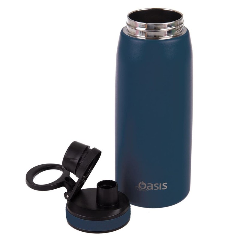 Oasis Double Wall Insulated Sports Bottle 780ml Navy