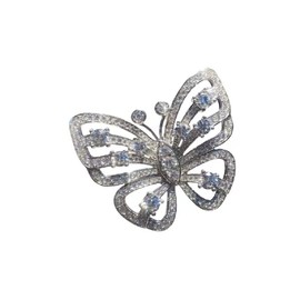 925 Sterling Silver Women's Ring Fashion Shiny White Gold Carat Simulation Full Zircon Bow Jewelry Rings Princess Bridal Engagement Wedding Rings Cocktail Party Rings Womens Birthday Gifts Size 6