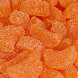 iLike! Orange Jelly Slices Candy, Sugar Dusted, Gluten Free, 2 Pound Bag
