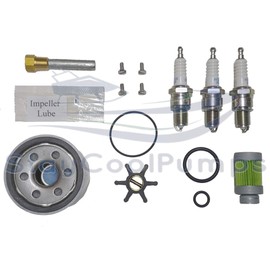 StayCoolPumps SCP-W4w3sp Maintenance Service Kit for Westerbeke Marine 4.2BCG BCGA 5.8BCGC BCGD 50hz Gas Generators and 5.0BCG BCGA 7.0BCGC BCGD 60hz Gas Generators