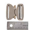 AustriAlpin Cobra Buckle 7075 Aluminum Quick Release Adjustable Elephant Grey