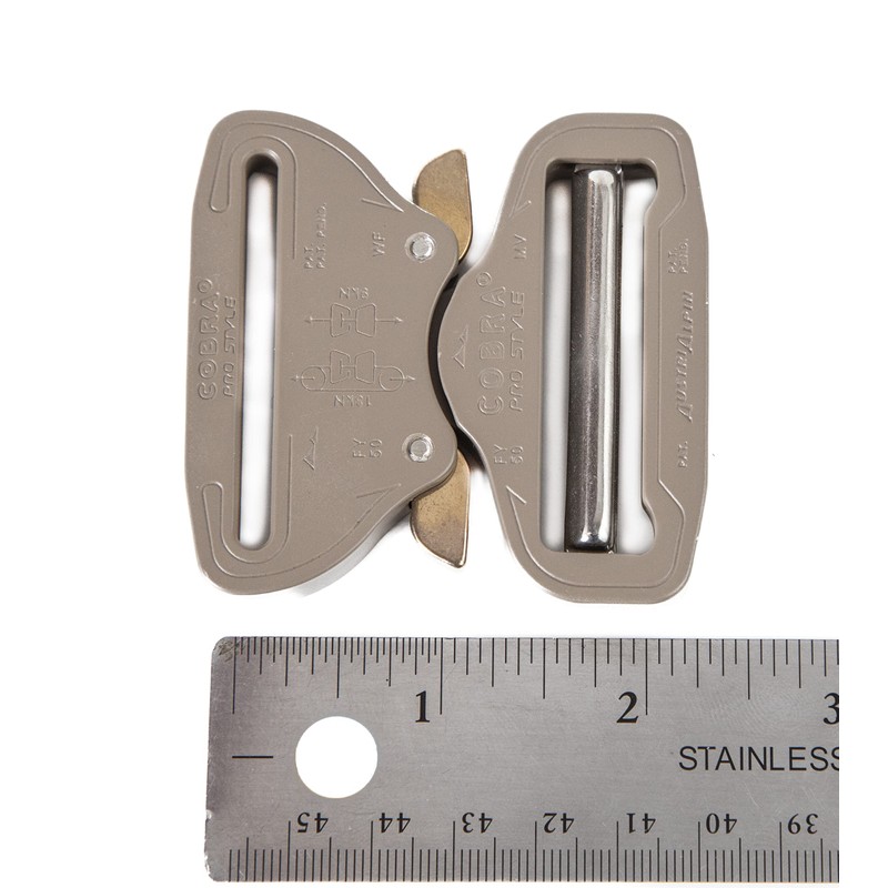 AustriAlpin Cobra Buckle 7075 Aluminum Quick Release Adjustable Elephant Grey