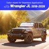 Windshield Sun Shade Umbrella for Jeep Wrangler 2018-2026, Foldable Front
