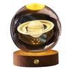 3D Crystal Ball Night Light Rechargeable Battery Soft Light Multifunction