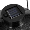 Solar Lantern Waterproof Hanging Light Outdoor Iron Art Hollow LED