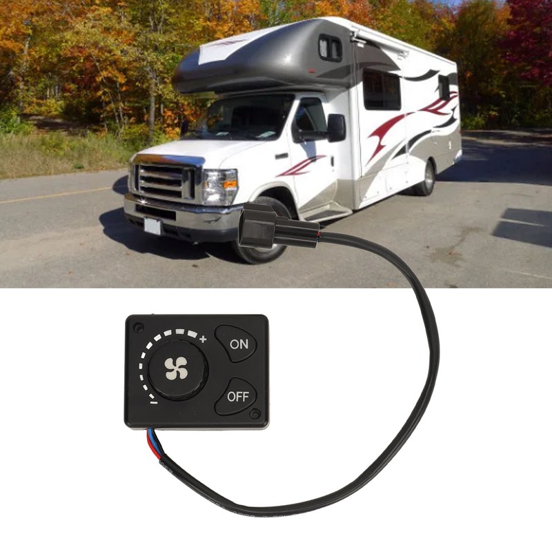 DC12V 24V Parking Heater Controller Knob Switch 3 Pins Port