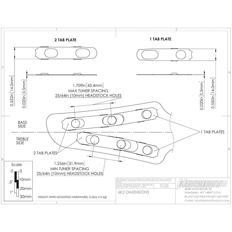 Hipshot Grip-Lock 3x3 Enclosed Locking Tuners - Chrome
