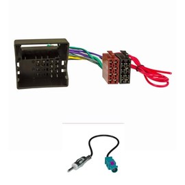 tomzz Audio 7014-001 Radio Connection Assembly Set Compatible with Fiat Scudo Ulisse Qubo Alfa Romeo Giulietta Mito Fakra Quadlock to 16-Pin ISO Standard