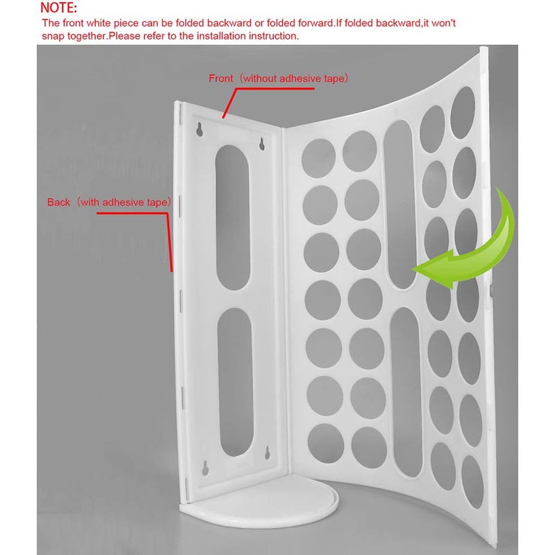 Lunies Grocery Bag Holder - Wall Mount Hanging Trash Bag