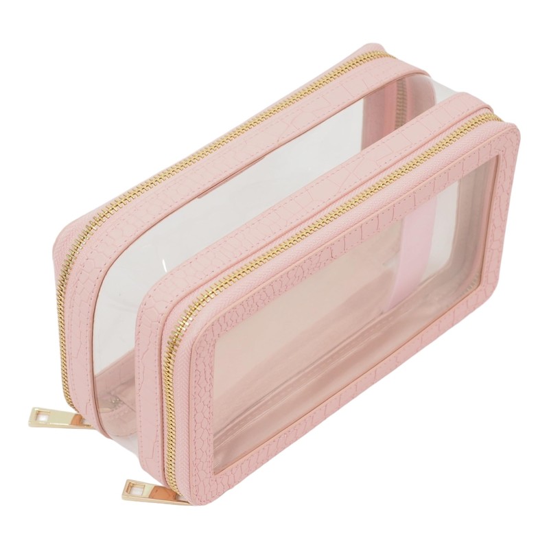 Makeup Bag Double Layer Cosmetic Bag Beauty Bag - Portable
