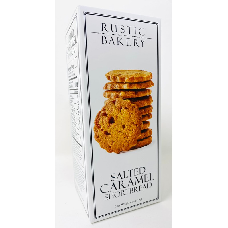 Rustic_Bakery Salted Caramel Shortbread Cookie 2-4 oz PACK