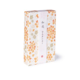 Flat Box Wayu Osmanthus Scent/Rose Stuffed Incense Stick, Obon Festival, Higashigan, New Bon Festival, Mourning Visit, Senko, Japanese Osmanthus