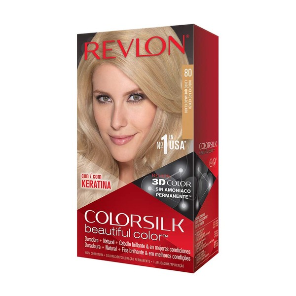 Revlon Colorsilk Haircolor, Light Ash Blonde, 10 Ounces (Pack of 3)