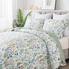 HoneiLife Queen Quilt Bedding Set - 3 Pieces Microfiber Quilt