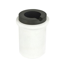 2 KG Kilo Induction Ceramic Graphite Furnace Crucible for Smelting Casting Gold Silver Copper Scrap Jewelry Metal