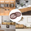 sourcing map 20Pcs 60mm/2.4in Air Vents Circular Soffit Vents, Drak