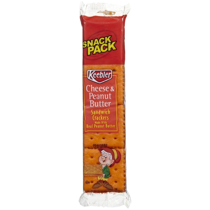 Keebler Cheese Peanut Butter Crackers (1.8oz), 1 Fl Oz