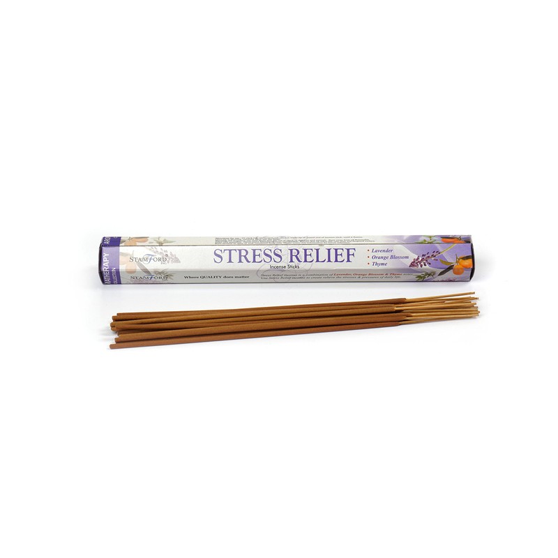 STAMFORD INC. 37113 Stress Relief Incense Sticks, 20 Sticks x