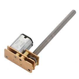 1024GA20 DC 6V/12V Thread DC Gear Motor,Reduction Motor N20 Motor Flip N20 Speed Reduction Motor Electric Gear Motor M4 X 55mm Shaft (6V 1000RPM)